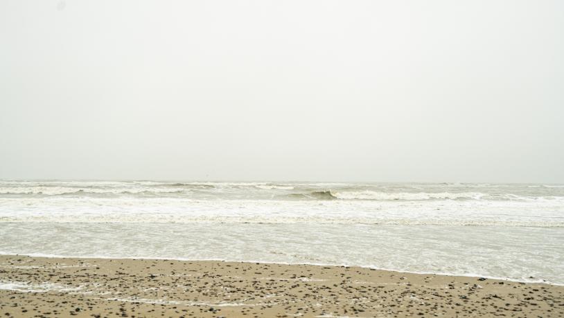 Hvide sande strand efterår